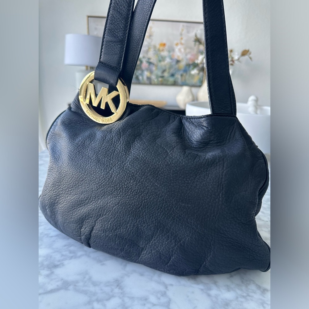 Michael Kors Bag Women's Tote Shoulder Leather Black